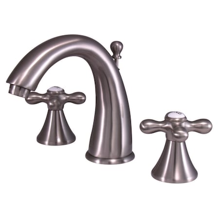 Kingston Brass 8" Widespread Bathroom Faucet, Brushed Nickel KS2978AX